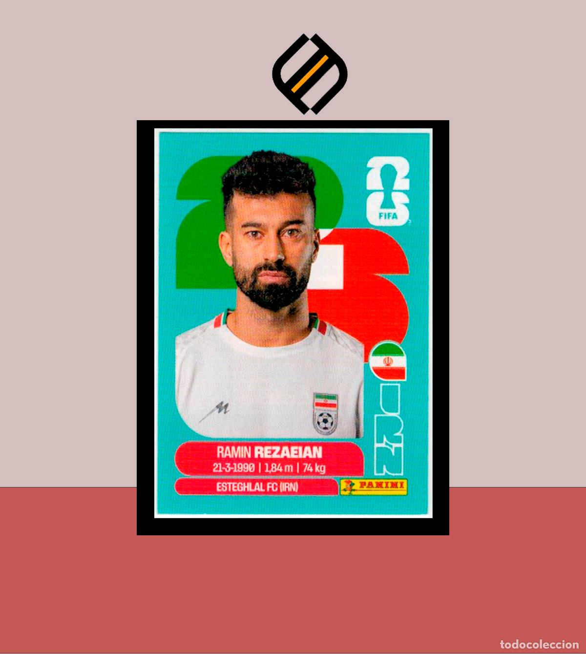 Cromos de f&uacute;tbol: PANINI FIFA CLUB WORLD CUP 2026 26 IRN 7 RAMIN REZAEIAN IR&Aacute;N STICKER MUNDIAL MEX CAN USA