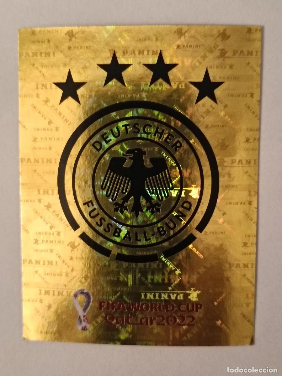 Cromos de f&uacute;tbol: #GER 2 ESCUDO (ALEMANIA) MUNDIAL QATAR 2022 PANINI
