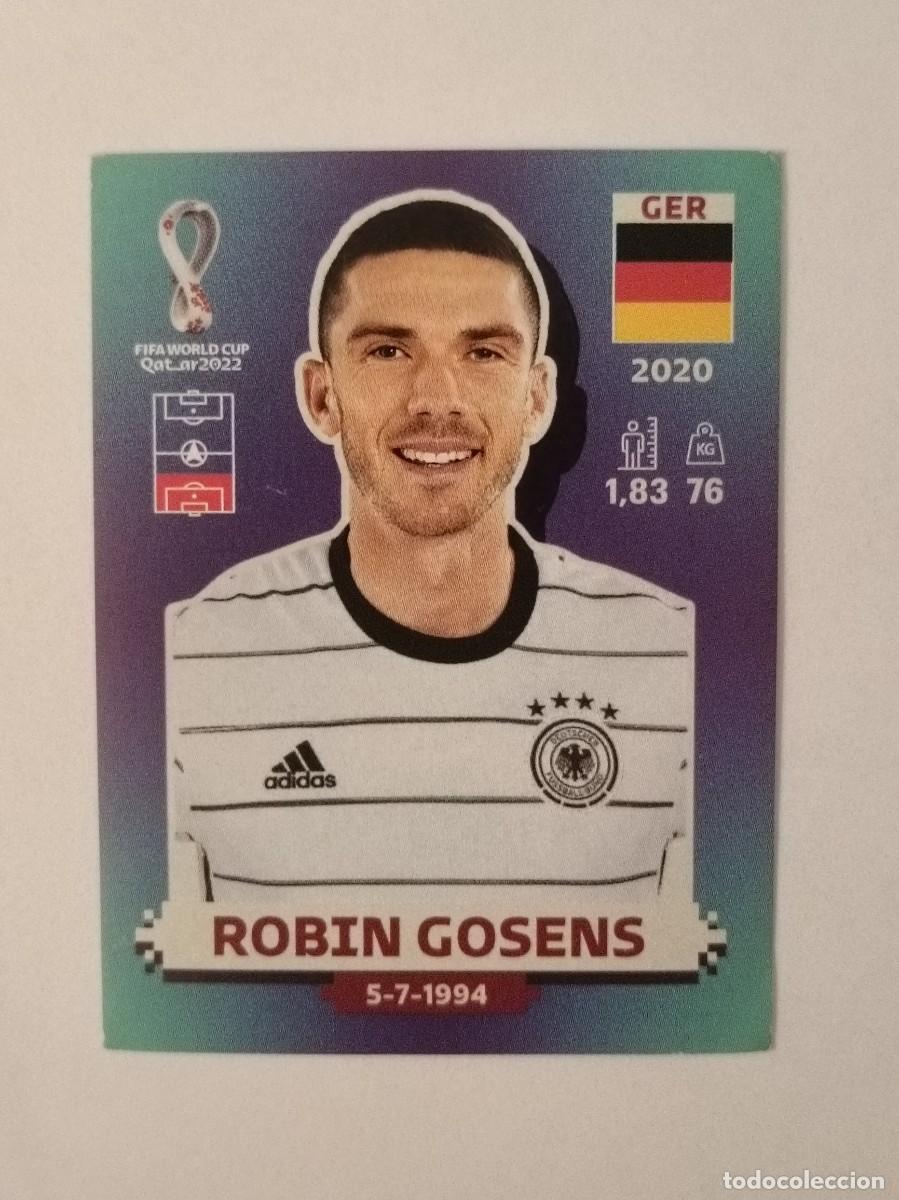 Cromos de f&uacute;tbol: #GER 6 ROBIN GOSENS (ALEMANIA) MUNDIAL QATAR 2022 PANINI