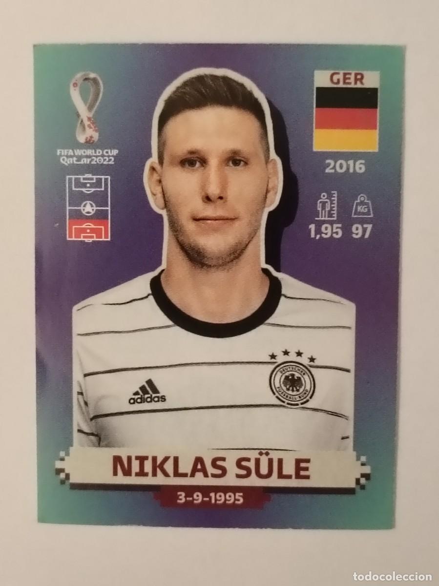 Cromos de f&uacute;tbol: #GER 10 NIKLAS SULE (ALEMANIA) MUNDIAL QATAR 2022 PANINI