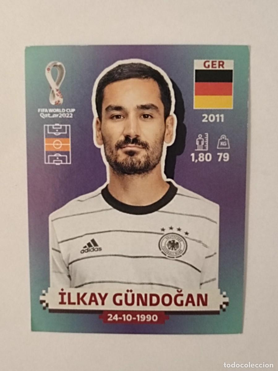 Cromos de f&uacute;tbol: #GER 12 ILKAY GUNDOGAN (ALEMANIA) MUNDIAL QATAR 2022 PANINI