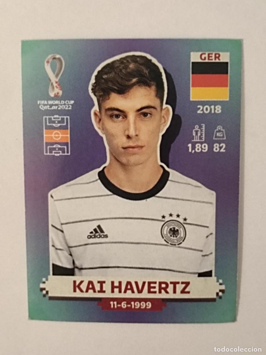 Cromos de f&uacute;tbol: #GER 13 KAI HAVERTZ (ALEMANIA) MUNDIAL QATAR 2022 PANINI