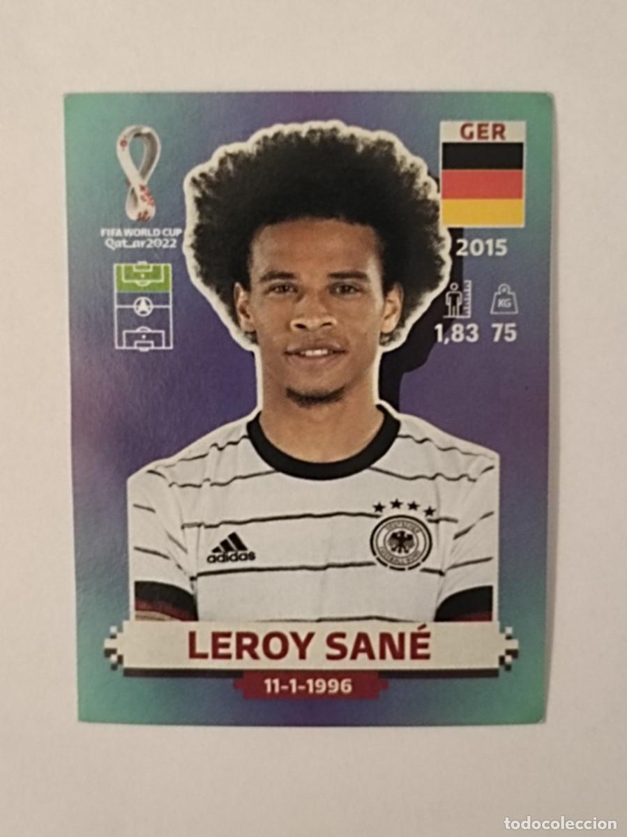 Cromos de f&uacute;tbol: #GER 19 LEROY SANE (ALEMANIA) MUNDIAL QATAR 2022 PANINI