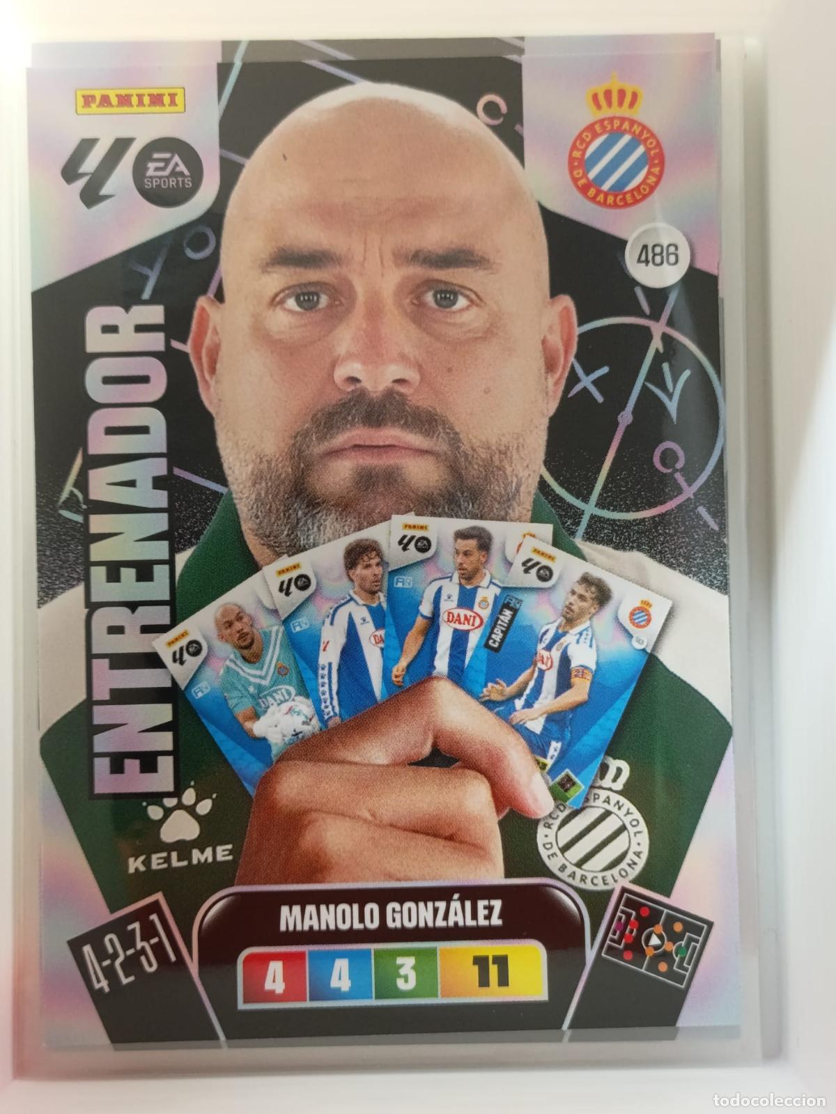Cromos de Futebol: 26 Manolo Gonzalez 486 RCD Espanyol Entrenador 2025 2026 Adrenalyn XL Panini Bueno 25 26 Adre Xl -