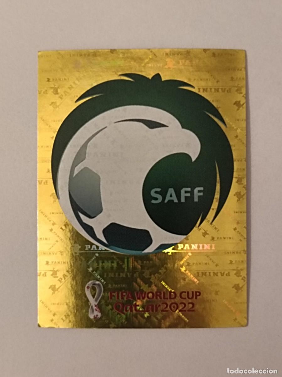 Fu&szlig;ball-Sticker: #KSA 2 ESCUDO (ARABIA SAUDI) MUNDIAL QATAR 2022 PANINI