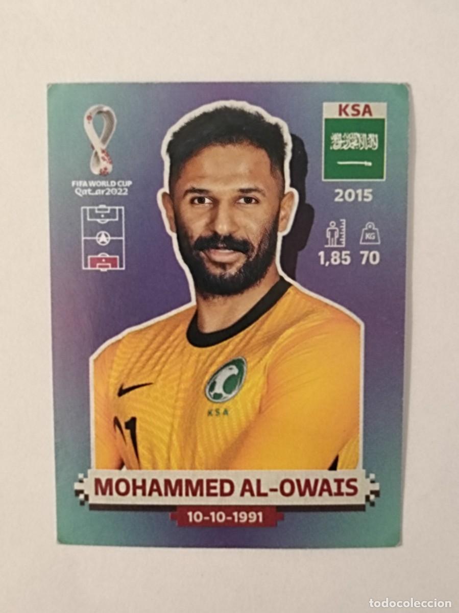 Fu&szlig;ball-Sticker: #KSA 3 MOHAMMED AL-OWAIS (ARABIA SAUDI) MUNDIAL QATAR 2022 PANINI