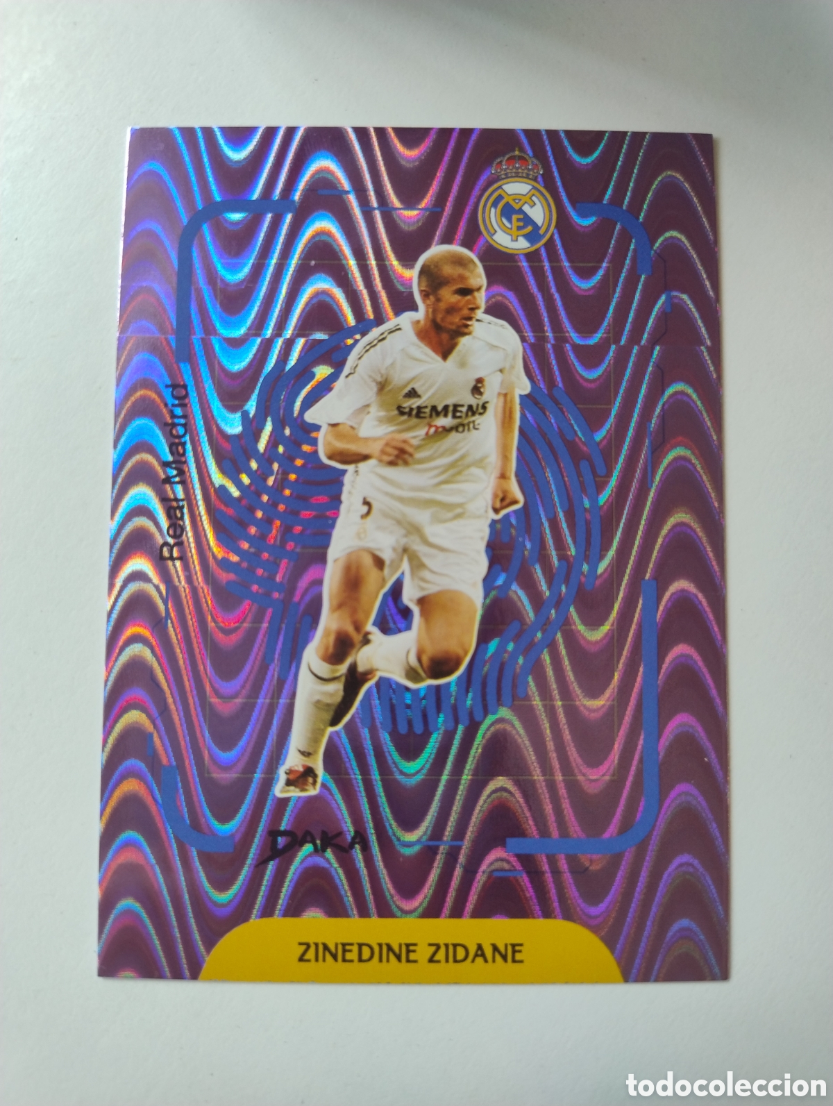 Cromos de f&uacute;tbol: EK 16 - Zidane - Real Madrid - Daka 2025 - 2026 Locked Paralela Numerada 68 / 175