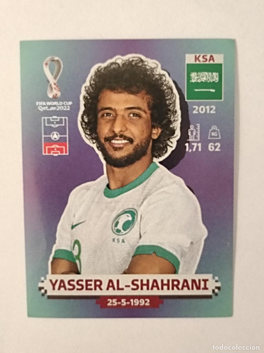 Cromos de f&uacute;tbol: #KSA 9 YASSER AL-SHAHRANI (ARABIA SAUDI) MUNDIAL QATAR 2022 PANINI