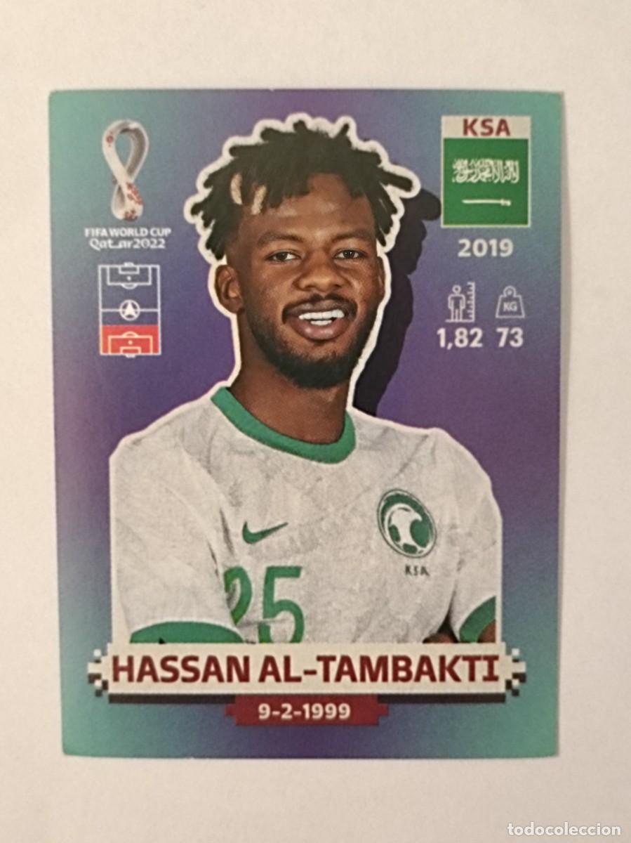 Cromos de f&uacute;tbol: #KSA 10 HASSAN AL-TAMBAKTI (ARABIA SAUDI) MUNDIAL QATAR 2022 PANINI