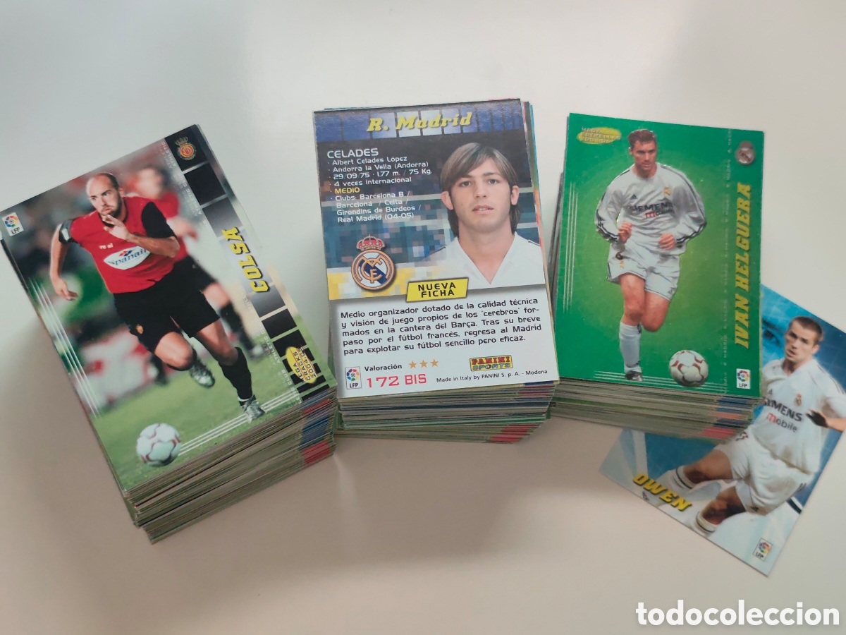 Cromos de f&uacute;tbol: 410 CARDS DIFERENTES MEGACRACKS 2004 2005 #