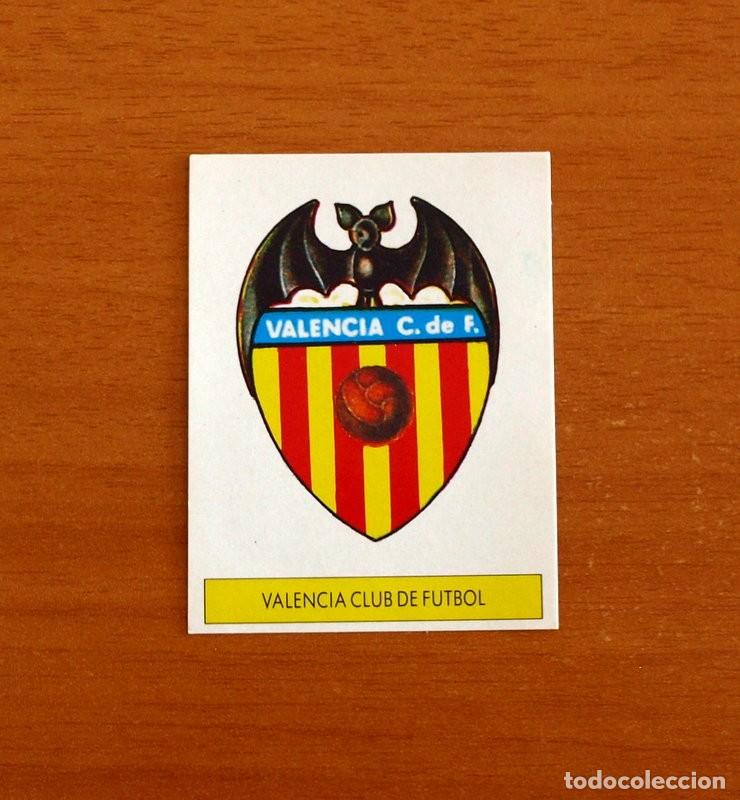 Figurine di Calcio: Valencia - Escudo - Ediciones Festival 1987-1988, 87-88 - Nunca pegado