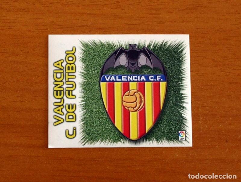 Figurine di Calcio: Valencia - Escudo - Ediciones Este Liga 1999-2000, 99-00 - Nunca pegado