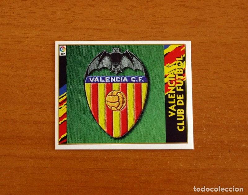 Figurine di Calcio: Valencia - Escudo - Ediciones Este Liga 1997-1998, 97-98 - Nunca Pegado