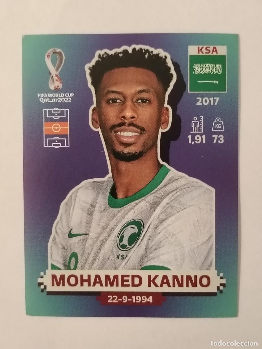 Fu&szlig;ball-Sticker: #KSA 16 MOHAMED KANNO (ARABIA SAUDI) MUNDIAL QATAR 2022 PANINI