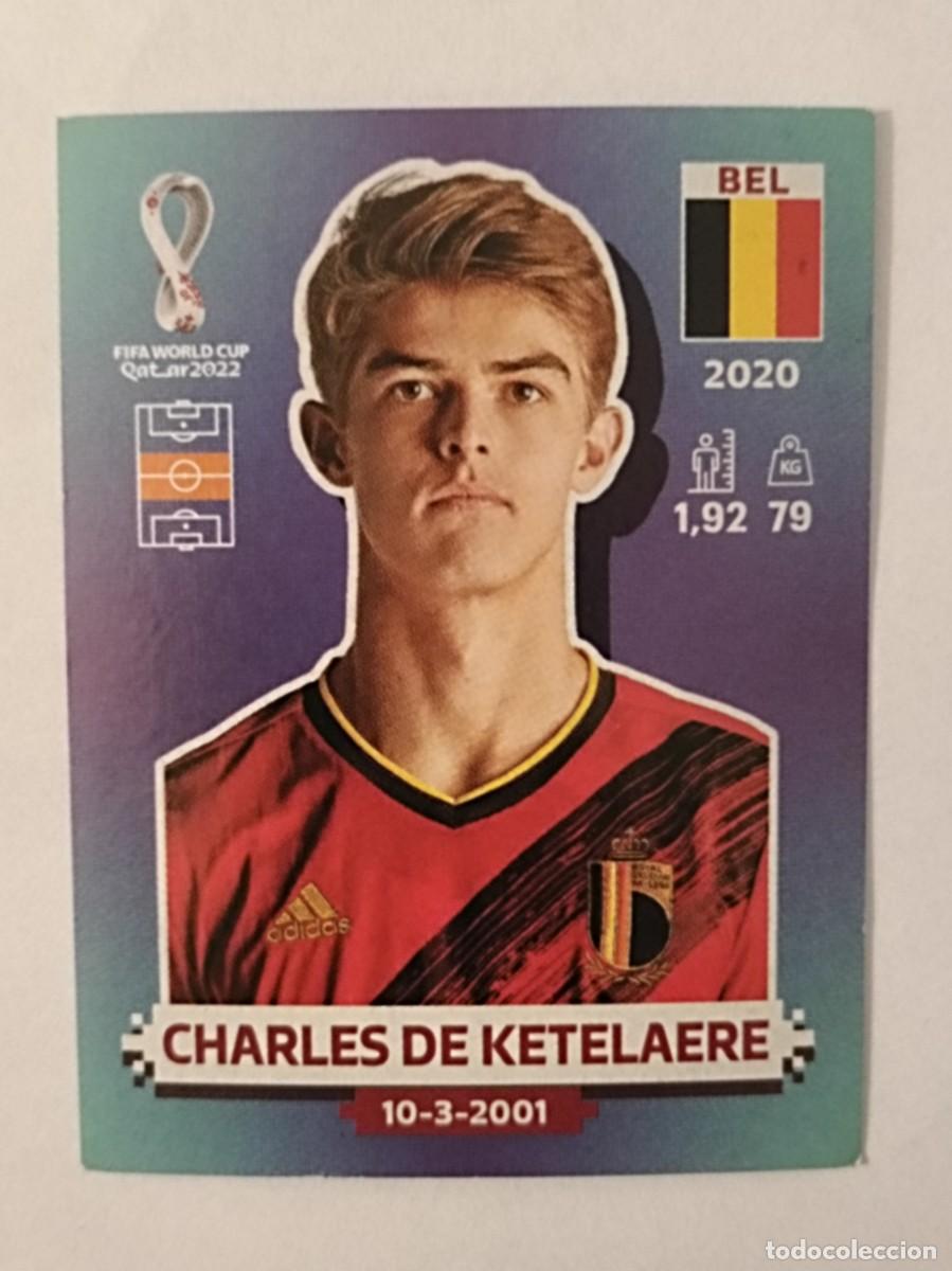 Fu&szlig;ball-Sticker: #BEL 12 CHARLES DE KETELAERE (BELGICA) MUNDIAL QATAR 2022 PANINI