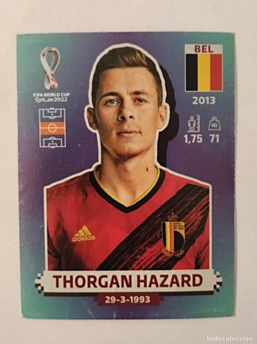Fu&szlig;ball-Sticker: #BEL 13 THORGAN HAZARD (BELGICA) MUNDIAL QATAR 2022 PANINI