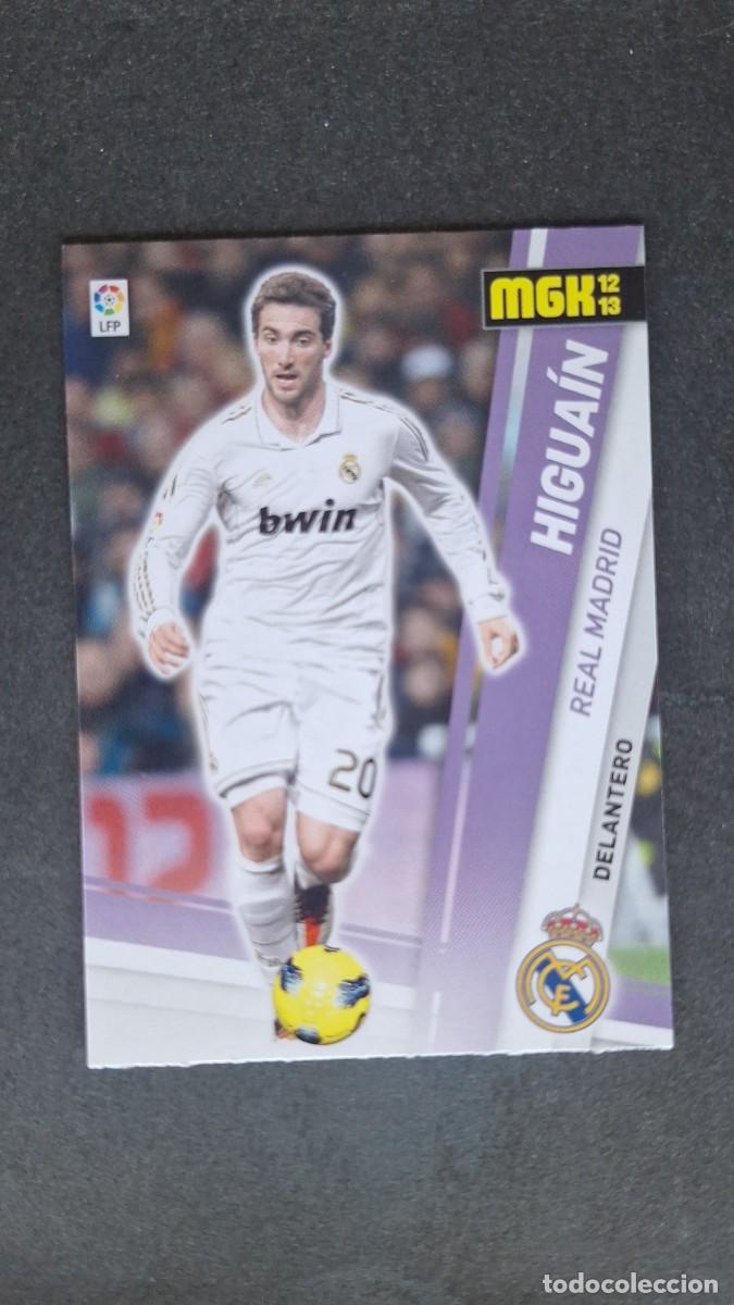 Fu&szlig;ball-Sticker: L1 HIGUAIN REAL MADRID 196 PANINI MEGACRACKS 2012 2013 12 13