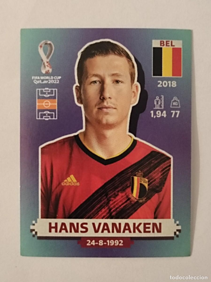 Fu&szlig;ball-Sticker: #BEL 15 HANS VANAKEN (BELGICA) MUNDIAL QATAR 2022 PANINI