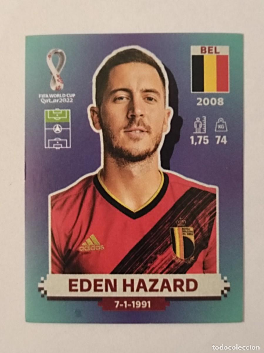 Cartes &agrave; collectionner de Football: #BEL 18 EDEN HAZARD (BELGICA) MUNDIAL QATAR 2022 PANINI