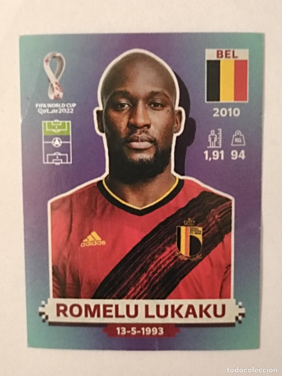 Cartes &agrave; collectionner de Football: #BEL 19 ROMELU LUKAKU (BELGICA) MUNDIAL QATAR 2022 PANINI