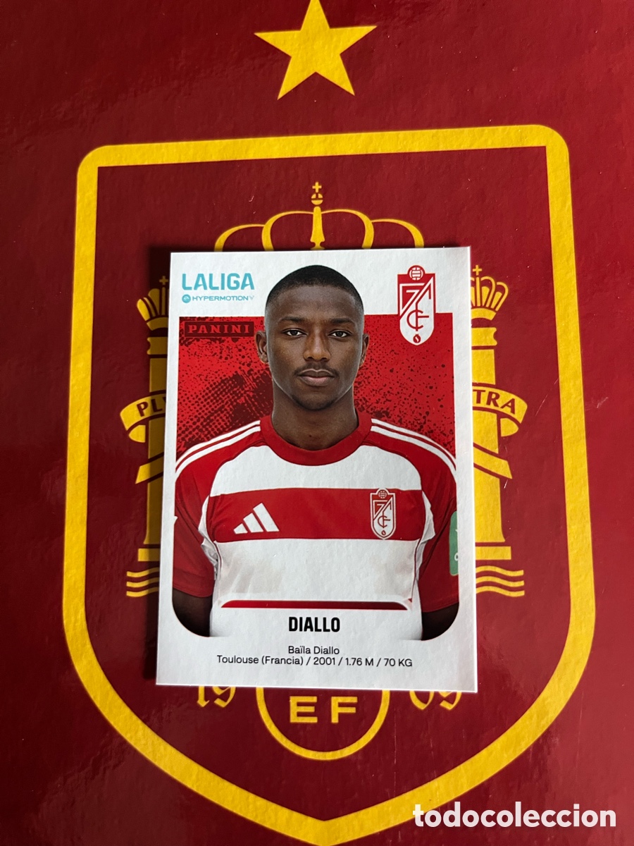 Cartes &agrave; collectionner de Football: 219 DIALLO LA LIGA HYPERMOTION 2025 2026 25 26 GRANADA