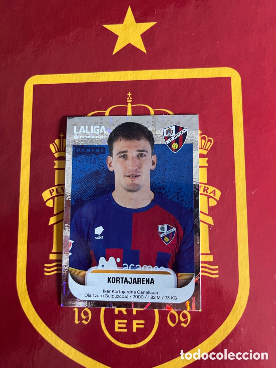 Cromos de f&uacute;tbol: 242 KORTAJARENA LA LIGA HYPERMOTION 2025 2026 25 26 HUESCA