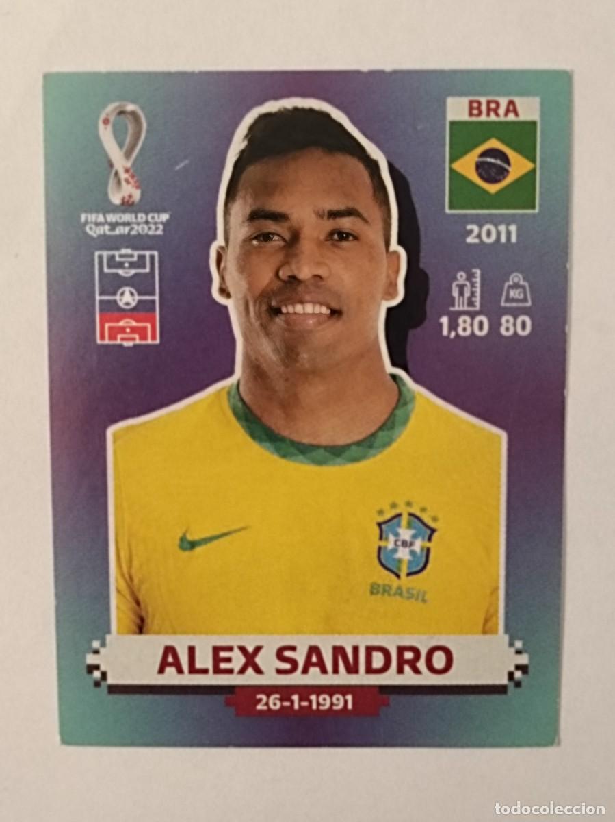 Cromos de f&uacute;tbol: #BRA 5 ALEX SANDRO (BRASIL) MUNDIAL QATAR 2022 PANINI