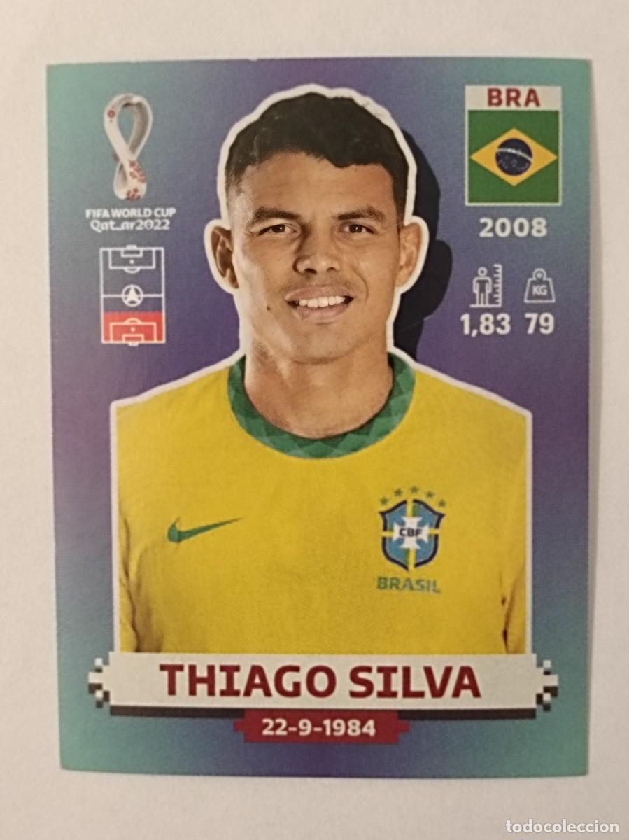 Fu&szlig;ball-Sticker: #BRA 9 THIAGO SILVA (BRASIL) MUNDIAL QATAR 2022 PANINI
