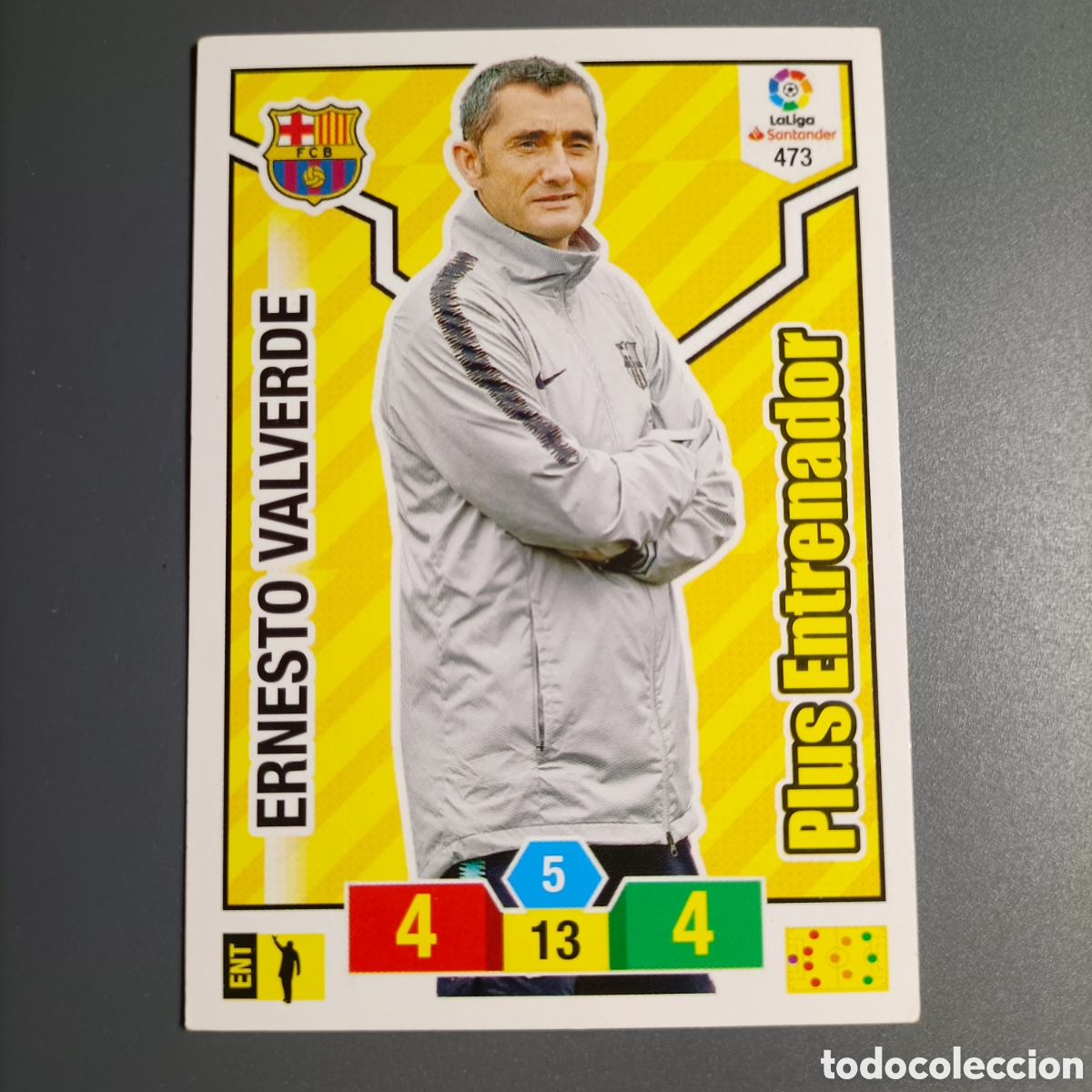 Cromos de Futebol: ADRENALYN. LIGA 2018-2019 (FC BARCELONA) №473 ERNESTO VALVERDE