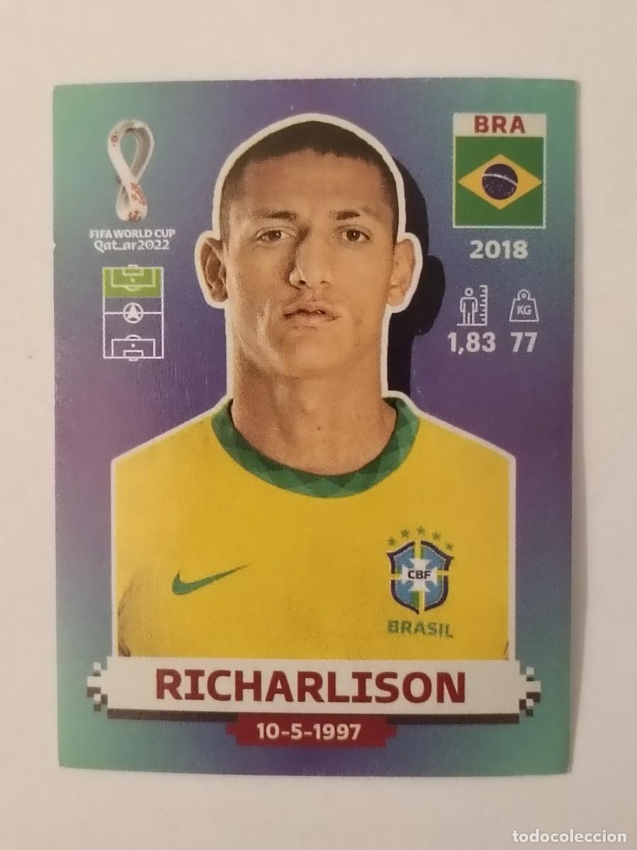 Cartes &agrave; collectionner de Football: #BRA 19 RICHARLISON (BRASIL) MUNDIAL QATAR 2022 PANINI