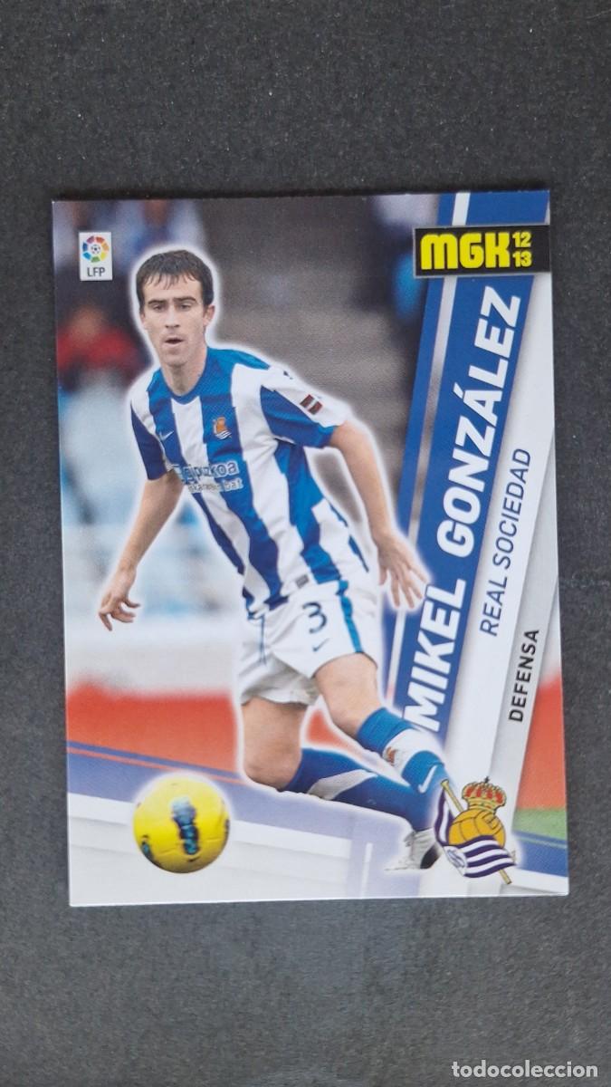 Cromos de f&uacute;tbol: L1 MIKEL GONZALEZ REAL SOCIEDAD 275 PANINI MEGACRACKS 2012 2013 12 13