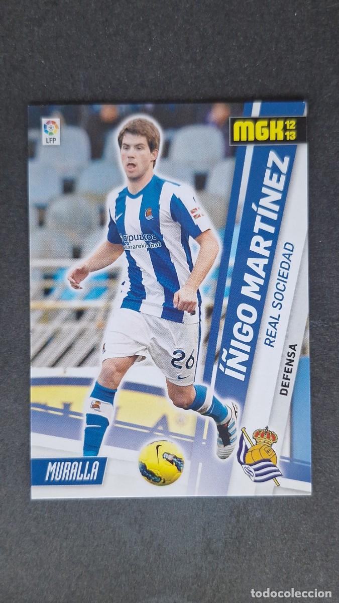 Cromos de f&uacute;tbol: L1 I&Ntilde;IGO MARTINEZ REAL SOCIEDAD 276 PANINI MEGACRACKS 2012 2013 12 13