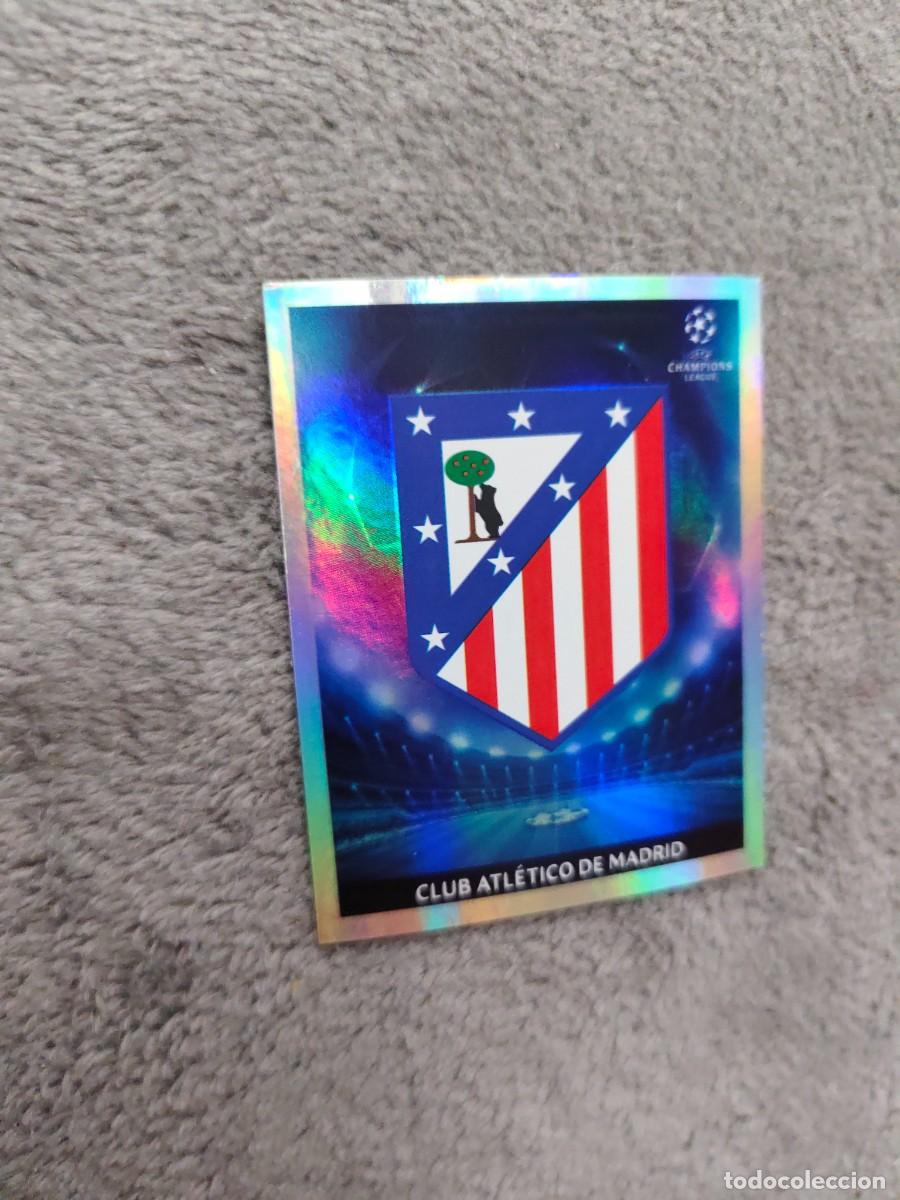 Cromos de f&uacute;tbol: 243 CHAMPIONS LEAGUE 09 10 PANINI ESCUDO LOGO CLUB ATL&Eacute;TICO DE MADRID 2009 2010 UCL AAA