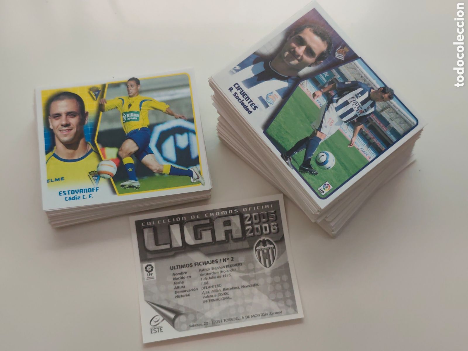 Cromos de f&uacute;tbol: 192 CROMOS DIFERENTES EDICIONES ESTE 2005 2006 ##