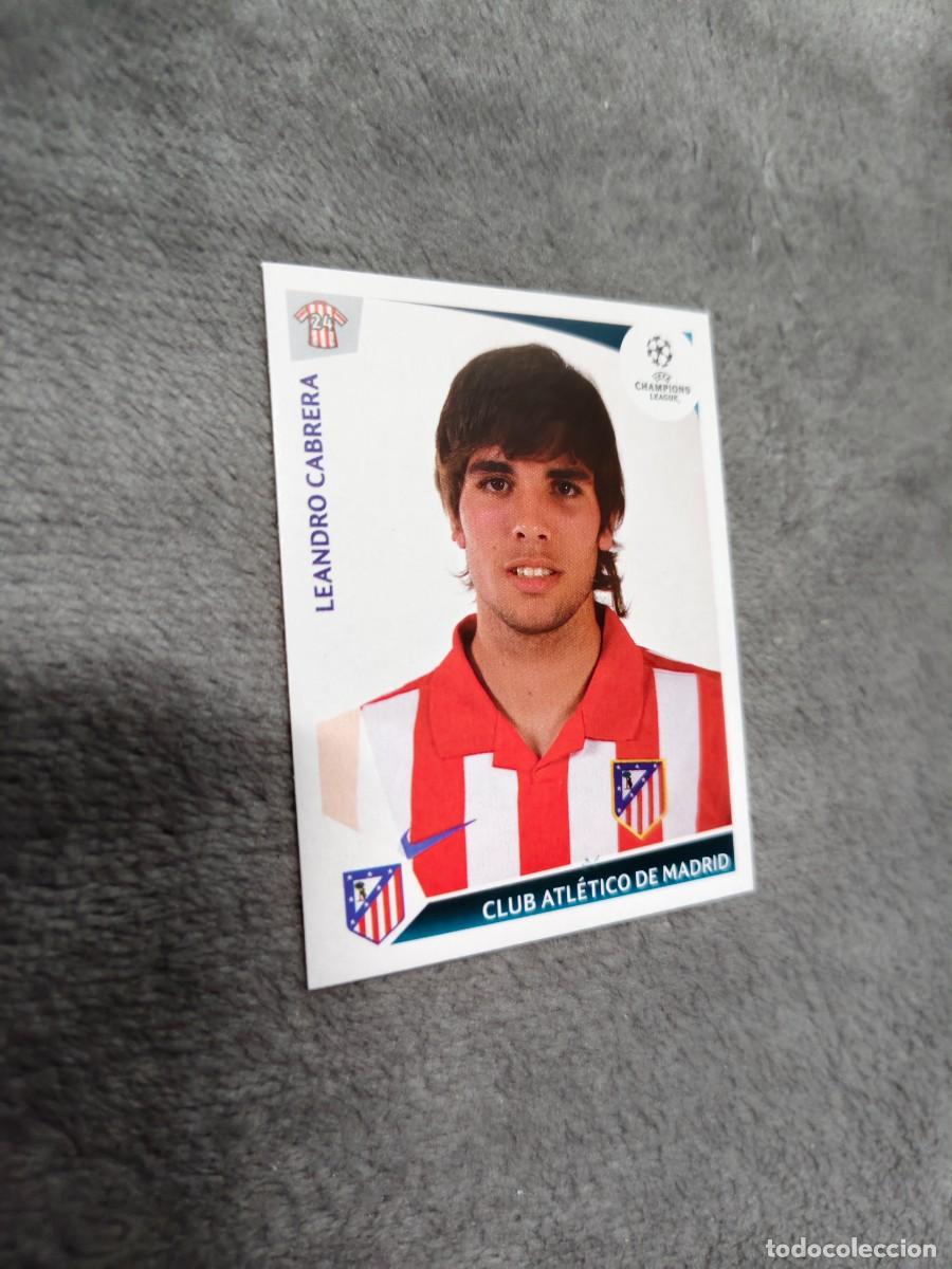 Cromos de f&uacute;tbol: 247 CHAMPIONS LEAGUE 09 10 PANINI LEANDRO CABRERA CLUB ATL&Eacute;TICO DE MADRID 2009 2010 UCL AAA