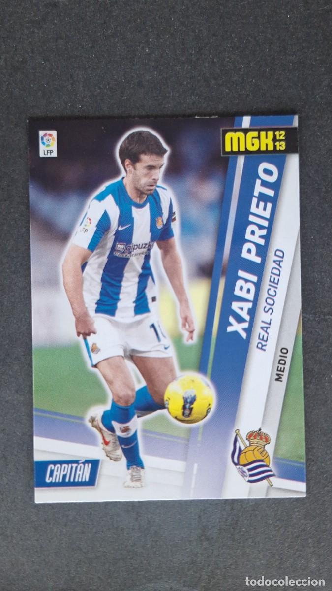 Cromos de f&uacute;tbol: L1 XABI PRIETO REAL SOCIEDAD 283 PANINI MEGACRACKS 2012 2013 12 13