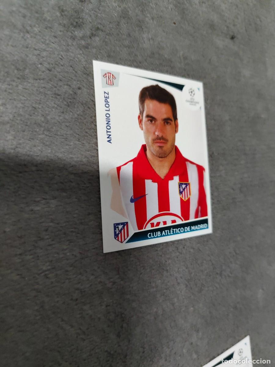 Cromos de f&uacute;tbol: 250 CHAMPIONS LEAGUE 09 10 PANINI ANTONIO LOPEZ CLUB ATL&Eacute;TICO DE MADRID 2009 2010 UCL AAA