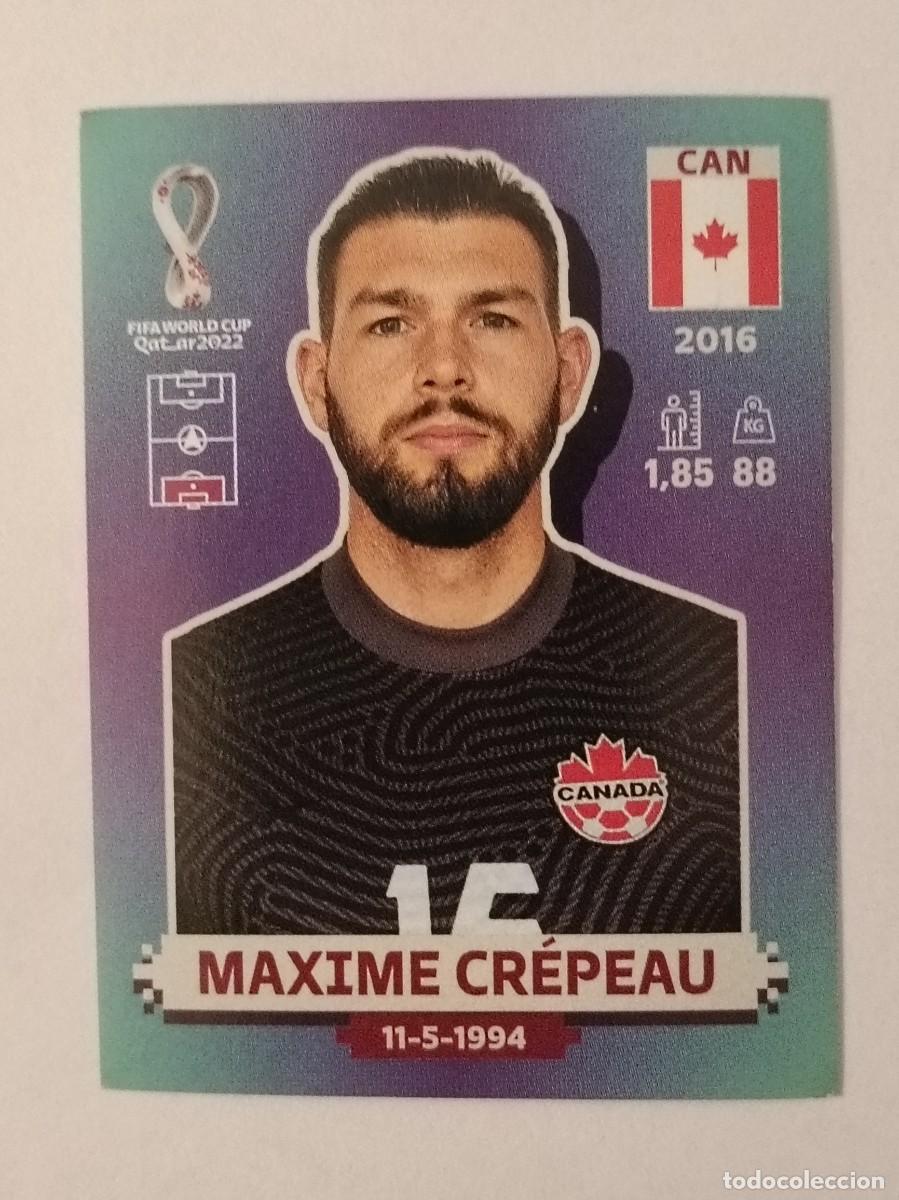 Cromos de f&uacute;tbol: #CAN 4 MAXIME CREPEAU (CANADA) MUNDIAL QATAR 2022 PANINI