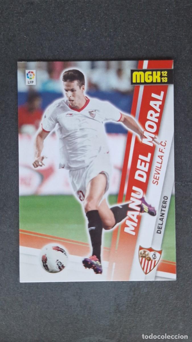 Cromos de f&uacute;tbol: L1 MANU DEL MORAL SEVILLA F. C. 304 PANINI MEGACRACKS 2012 2013 12 13