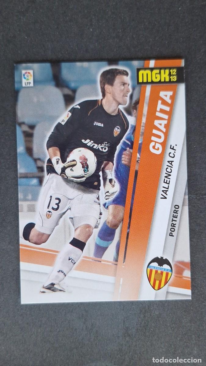 Cromos de f&uacute;tbol: L1 GUAITA VALENCIA C. F. 308 PANINI MEGACRACKS 2012 2013 12 13