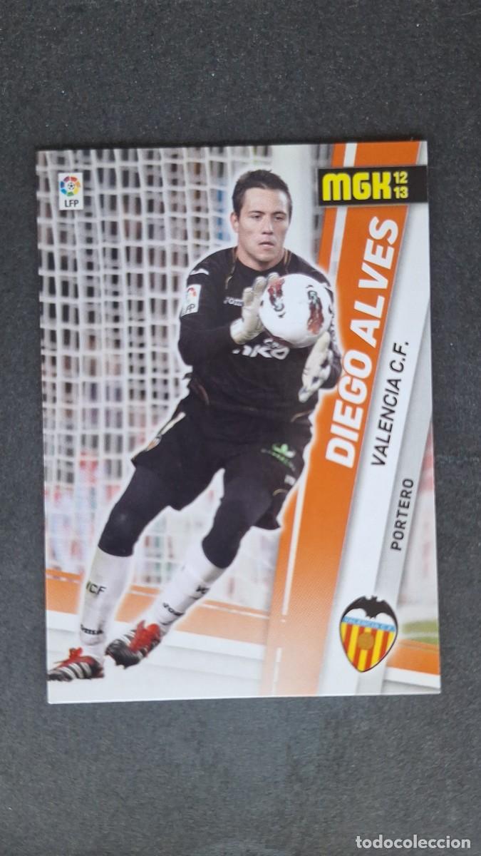 Cromos de f&uacute;tbol: L1 DIEGO ALVES VALENCIA C. F. 309 PANINI MEGACRACKS 2012 2013 12 13