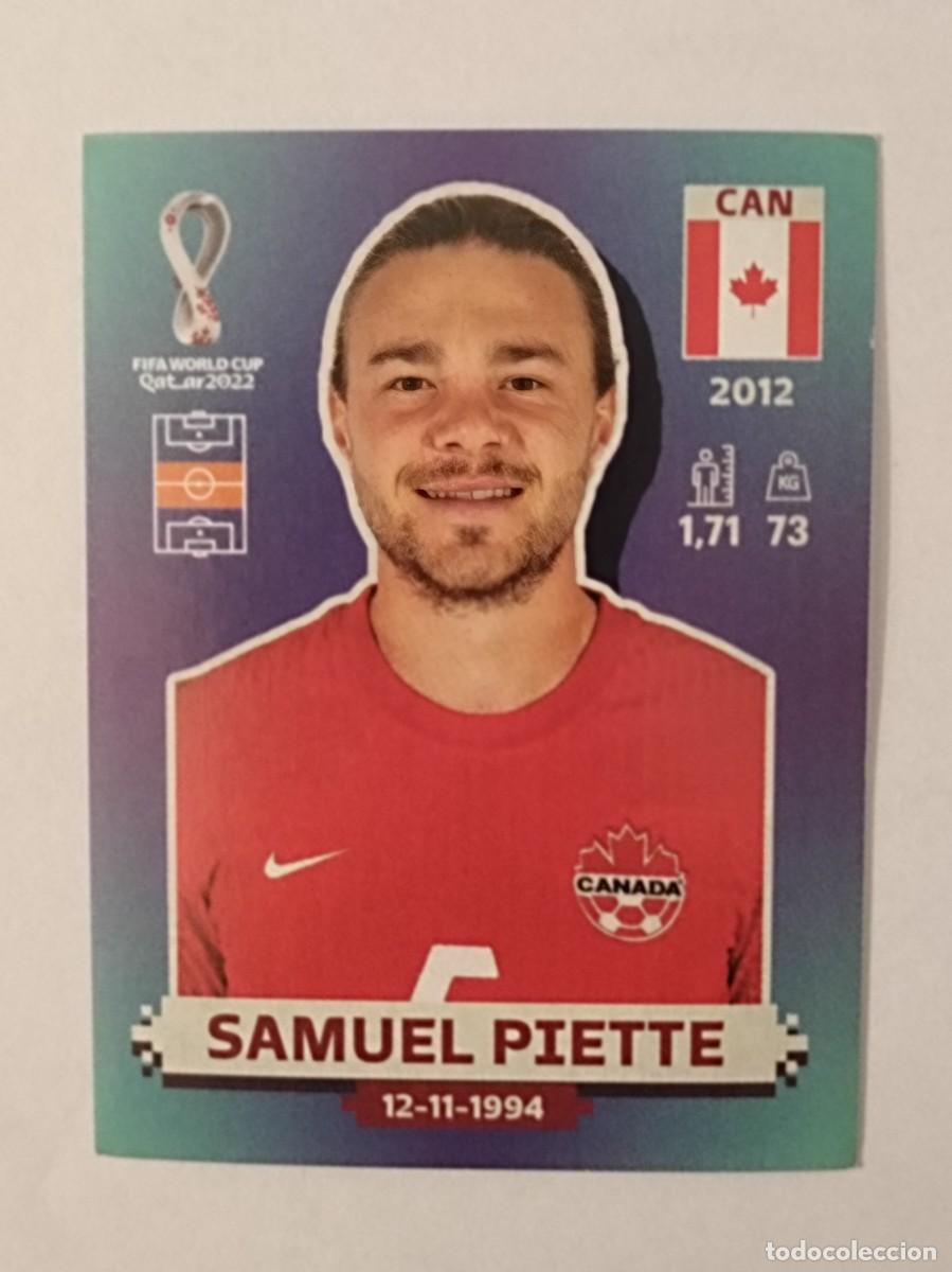 Cromos de f&uacute;tbol: #CAN 17 SAMUEL PIETTE (CANADA) MUNDIAL QATAR 2022 PANINI