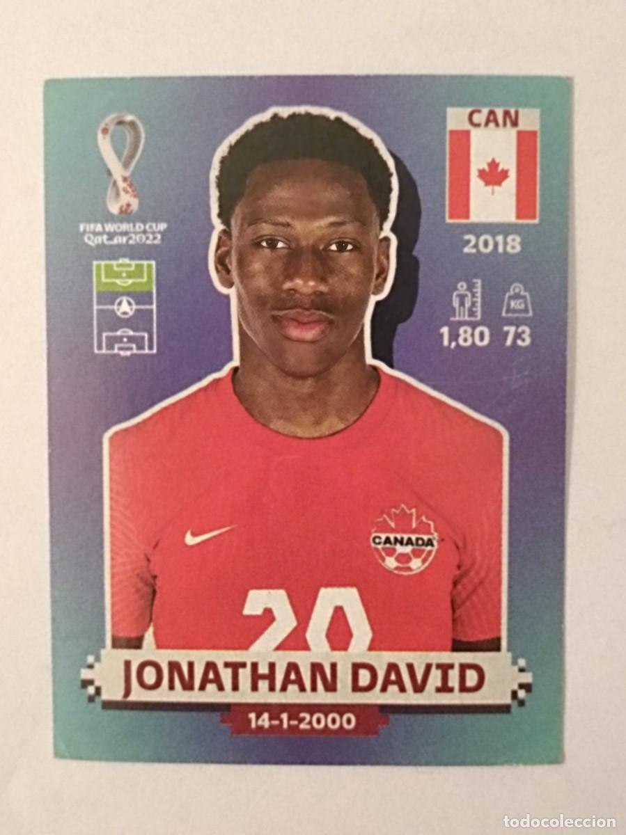 Cromos de f&uacute;tbol: #CAN 18 JONATHAN DAVID (CANADA) MUNDIAL QATAR 2022 PANINI