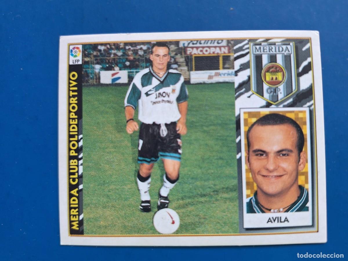 Cromos de f&uacute;tbol: Este 97 98 1997 1998 Avila Merida ultimos fichajes UF 29 fichaje sin pegar nuevo
