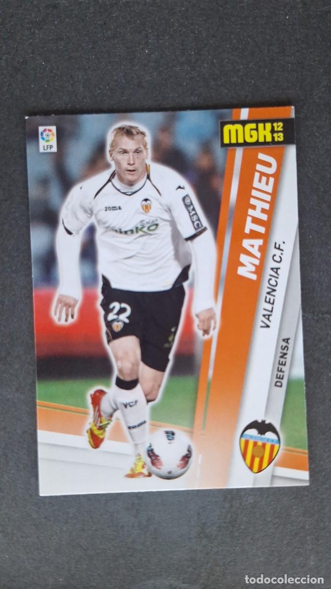 Cromos de f&uacute;tbol: L1 MATHIEU VALENCIA C. F. 314 PANINI MEGACRACKS 2012 2013 12 13