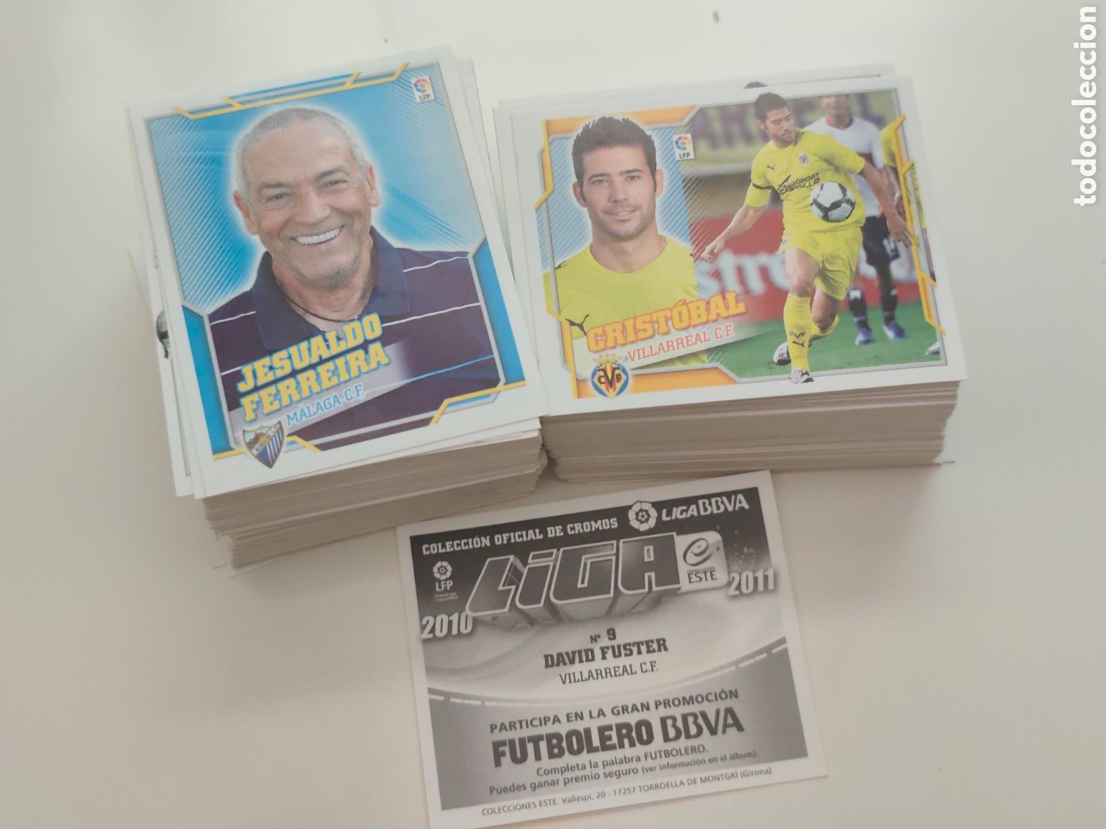 Fu&szlig;ball-Sticker: 495 CROMOS SIN PEGAR EDICIONES ESTE 2010 2011 ##
