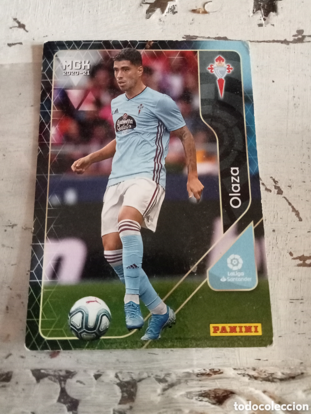Fu&szlig;ball-Sticker: Cromo 116 Olaza mgk 2020-21