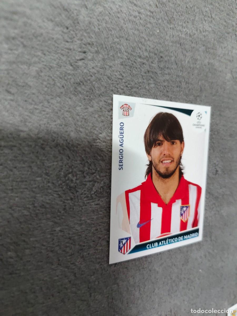 Cromos de f&uacute;tbol: 256 CHAMPIONS LEAGUE 09 10 PANINI SERGIO AG&Uuml;ERO CLUB ATL&Eacute;TICO DE MADRID 2009 2010 UCL AAA