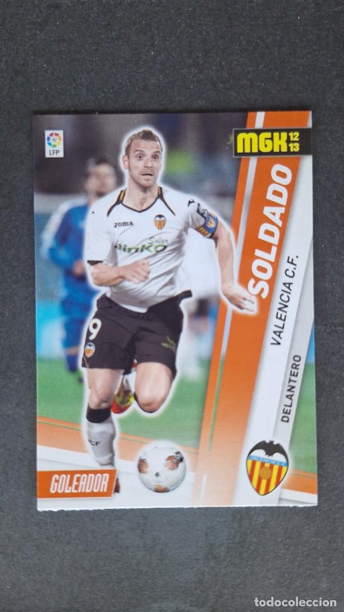 Cromos de f&uacute;tbol: L1 SOLDADO VALENCIA C. F. 324 PANINI MEGACRACKS 2012 2013 12 13