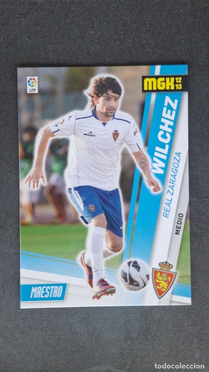 Cromos de f&uacute;tbol: L1 WILCHEZ REAL ZARAGOZA 355 PANINI MEGACRACKS 2012 2013 12 13
